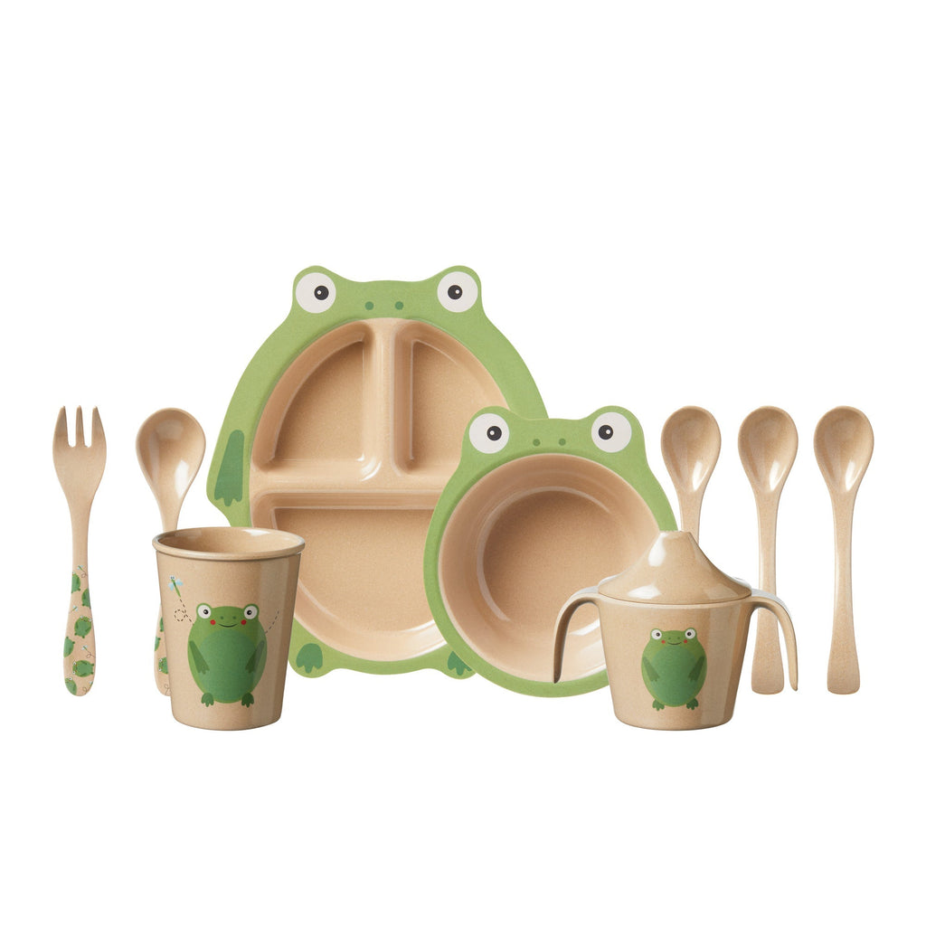 Eco Rice Husk 3-Section Plate #244JY