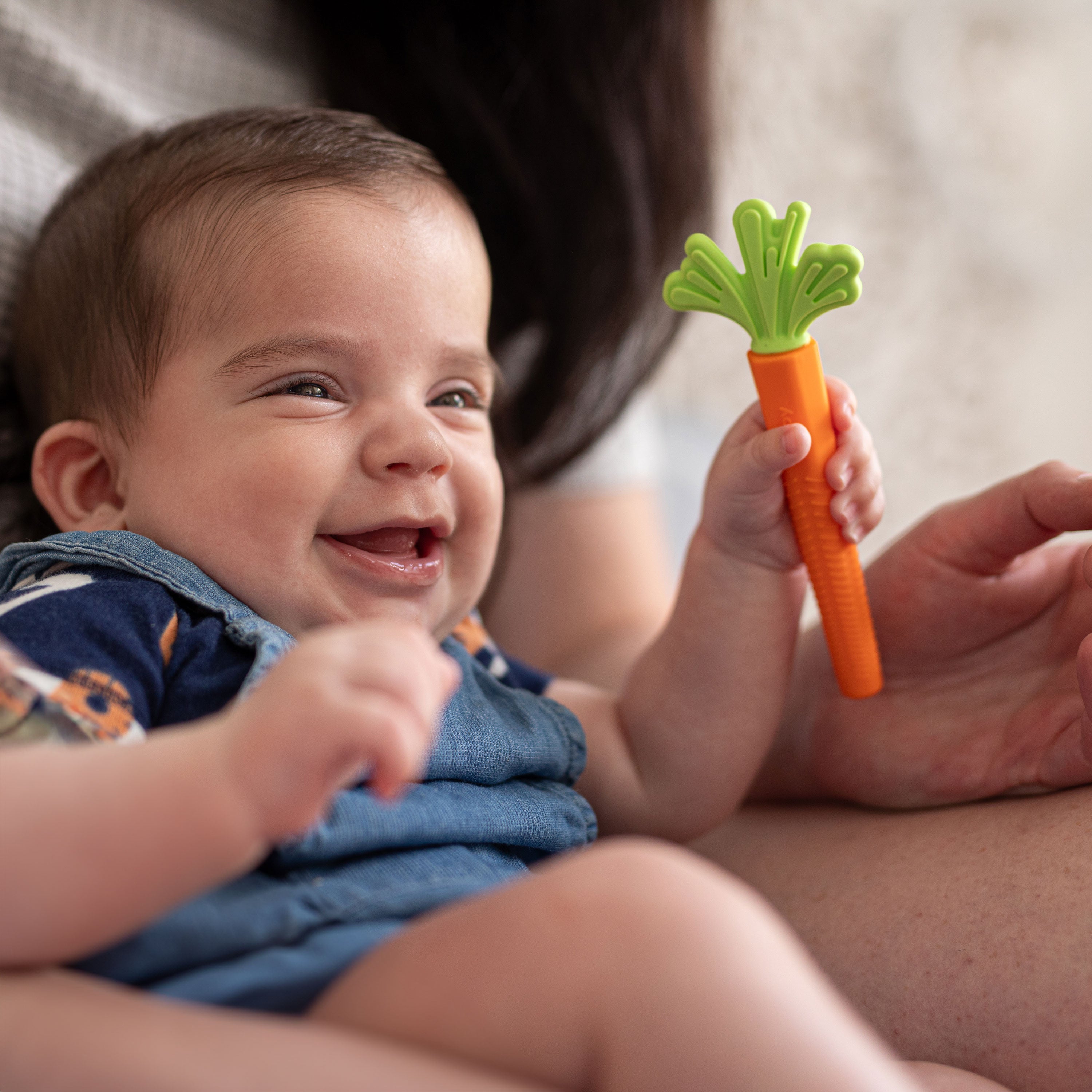 Silicone Carrot Tube Teether #082AE