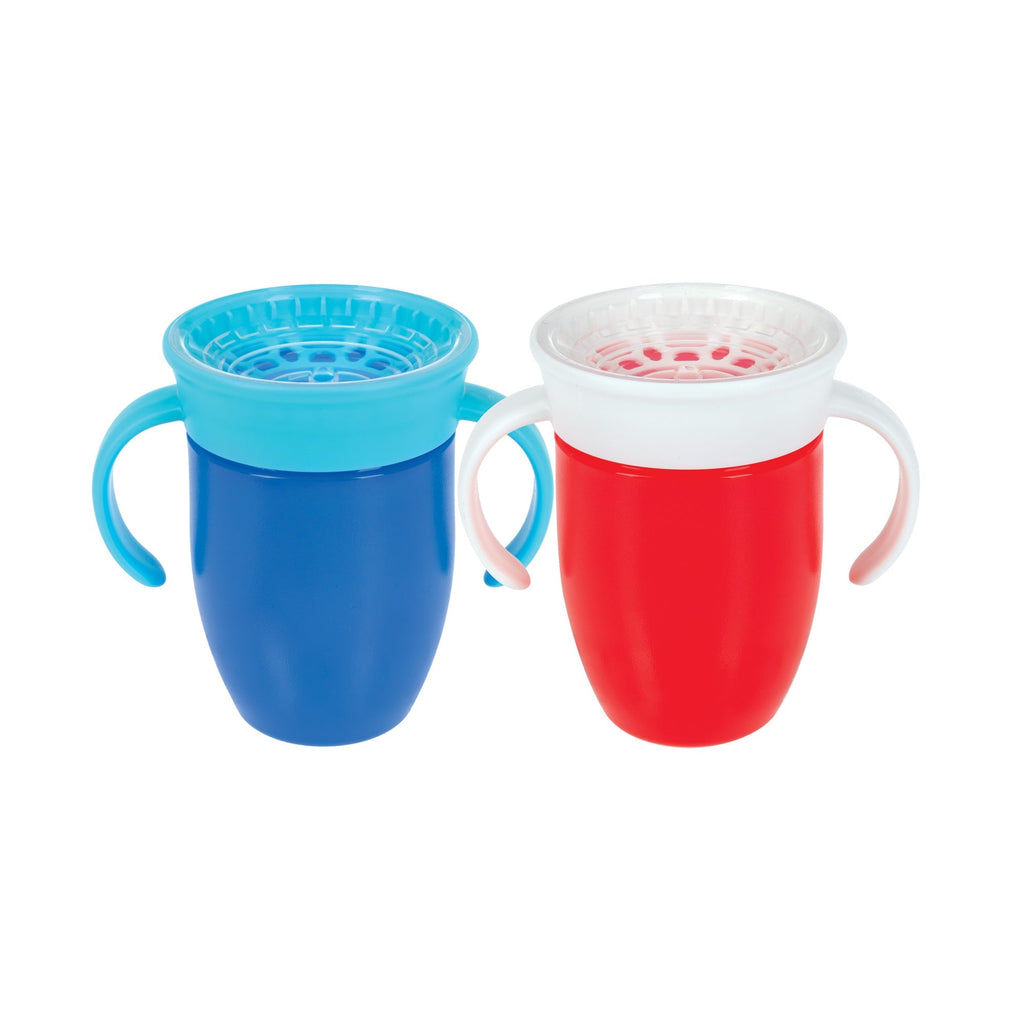 360 Wonder Cup with Handles (2 Pack - 7 oz) | Blue/Red #344KA