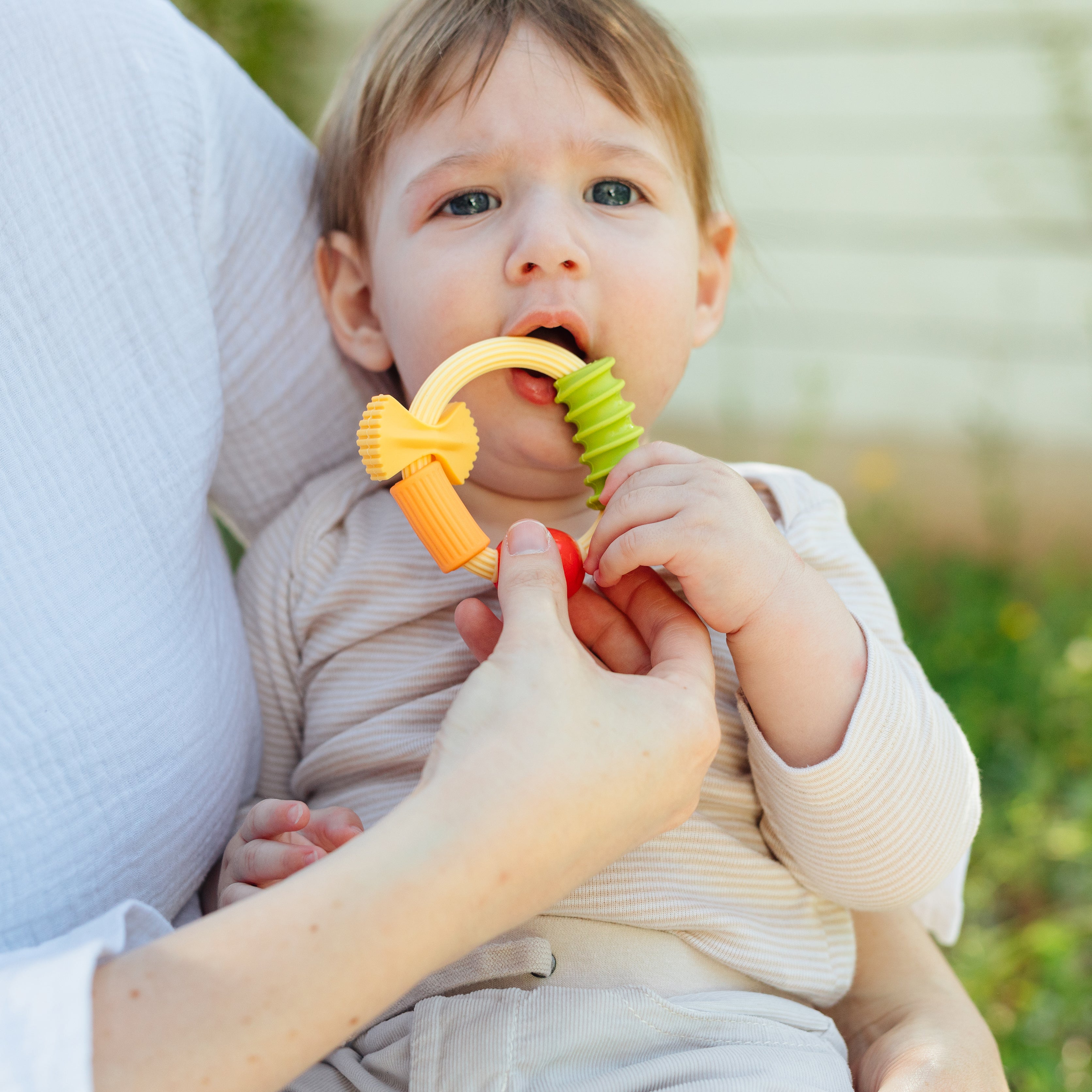 Pasta Silicone Teething Ring #126A9
